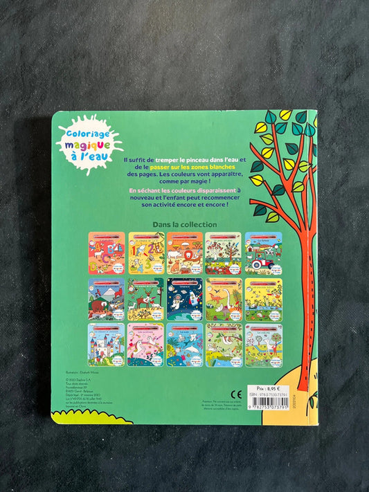 Coloriage magique à l'eau - Les animaux de la forêt (3-6 ans)