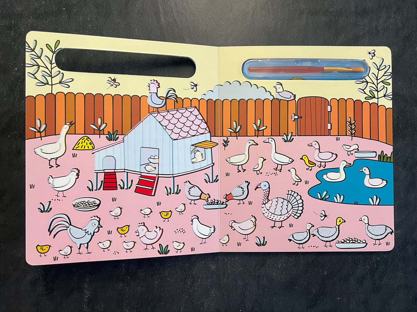 Coloriage magique à l'eau - La ferme (3-7 ans)
