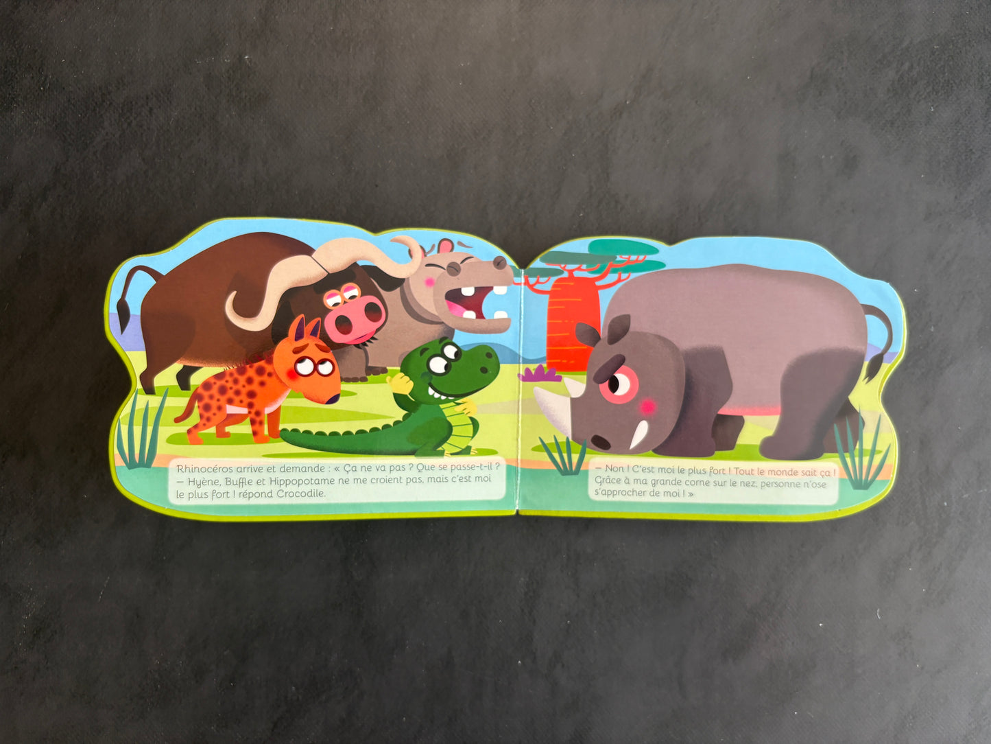 Livre cartonné mini animaux - crocodiles