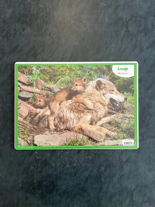 Puzzle - Loup | Album ludique dès 3 ans
