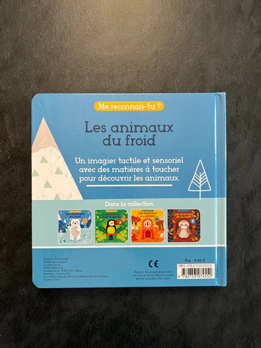 Livre à toucher - les animaux du froid