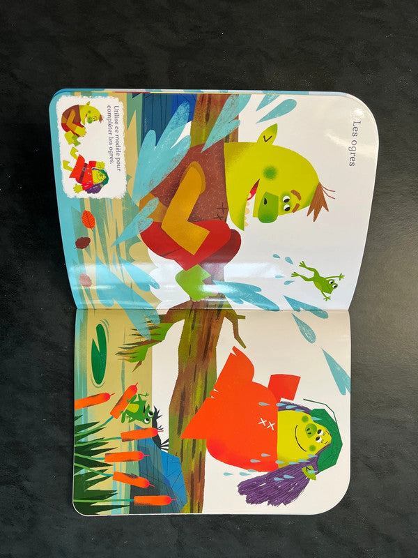 Complète en autocollants - Les mondes magiques (3-6 ans)
