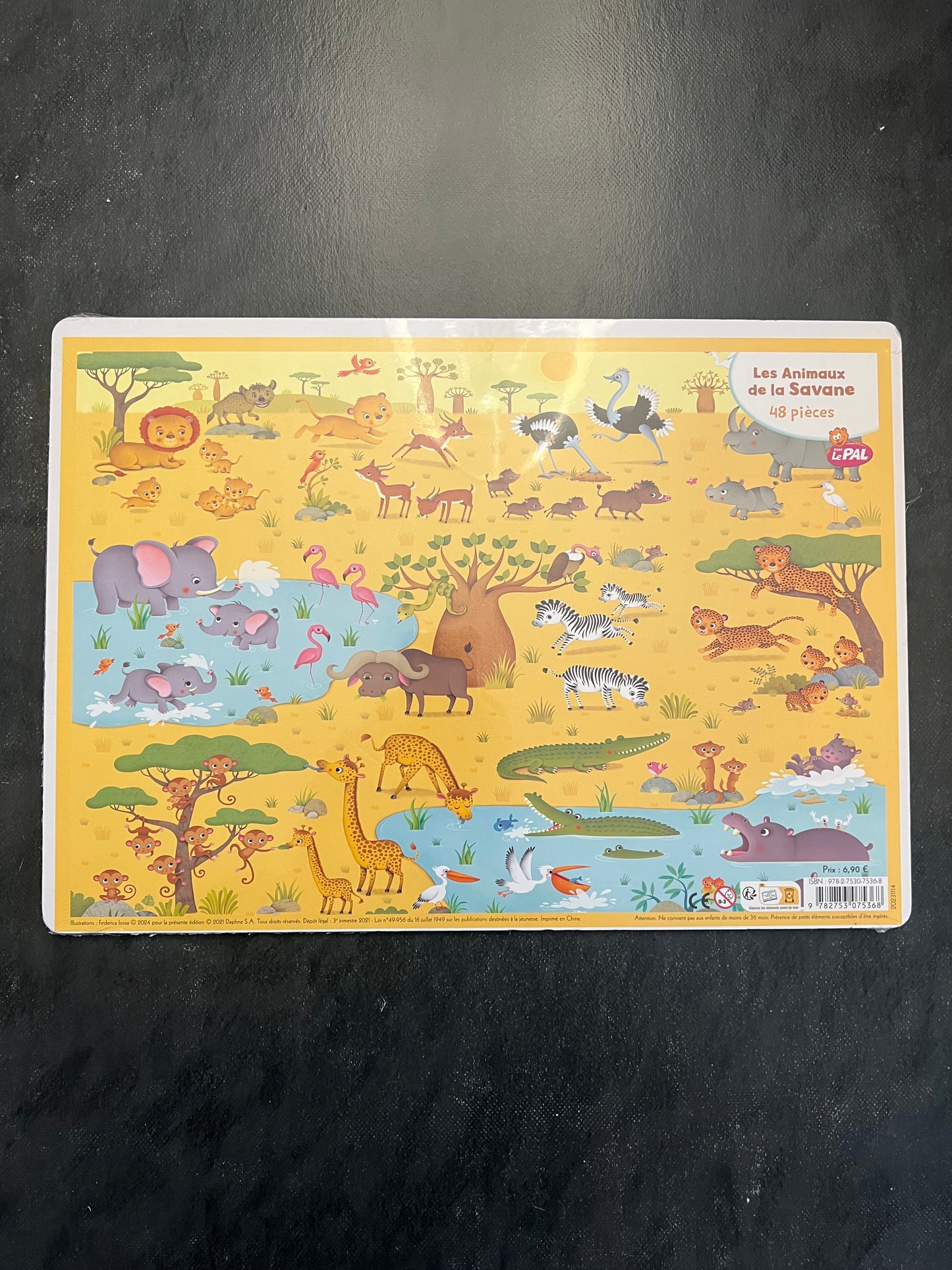 Puzzle - Les animaux de la savane | 3-6 ans