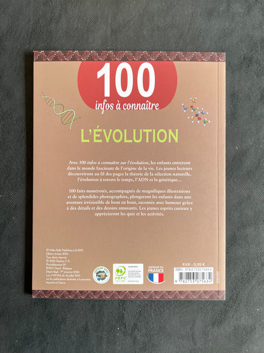 100 infos à connaître - l'évolution