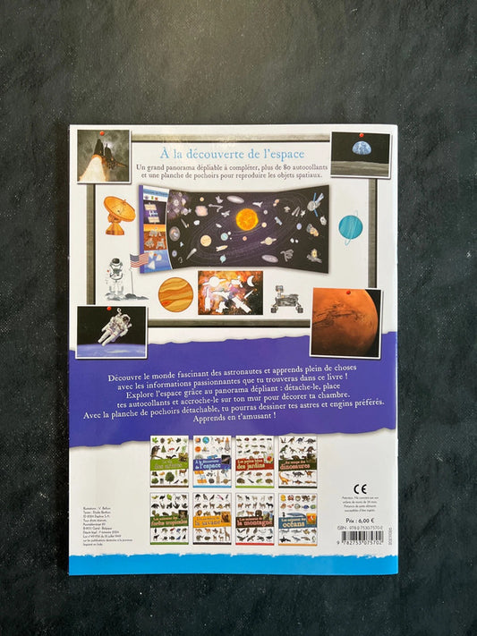 À la découverte de l'espace - Livre d'activités avec autocollants (5-8 ans)