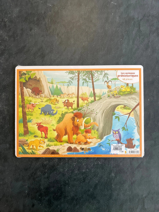 Puzzle - Les animaux préhistoriques | 3-6 ans