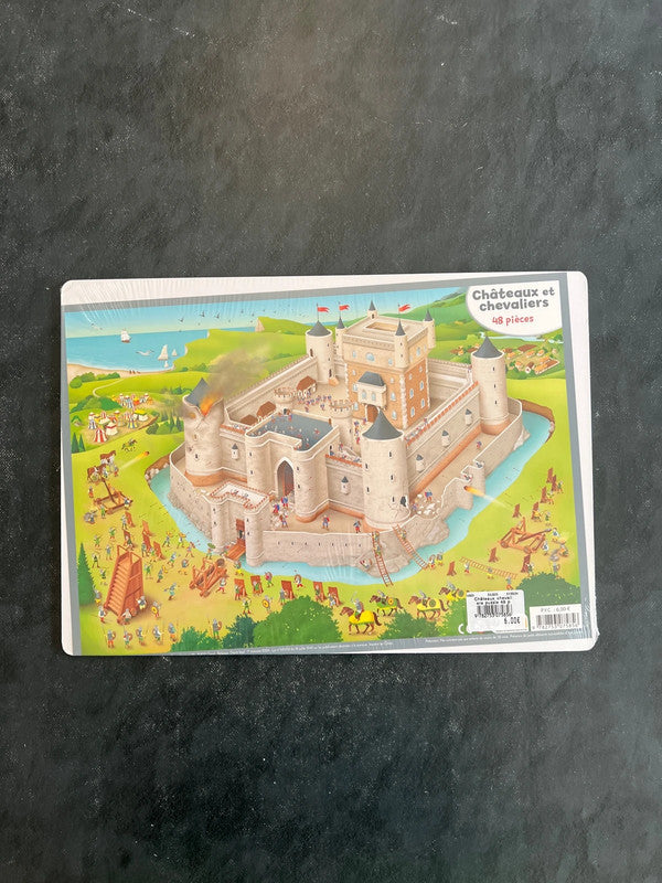 Puzzle - Châteaux et chevaliers | Activité loisirs créatifs 4-8 ans