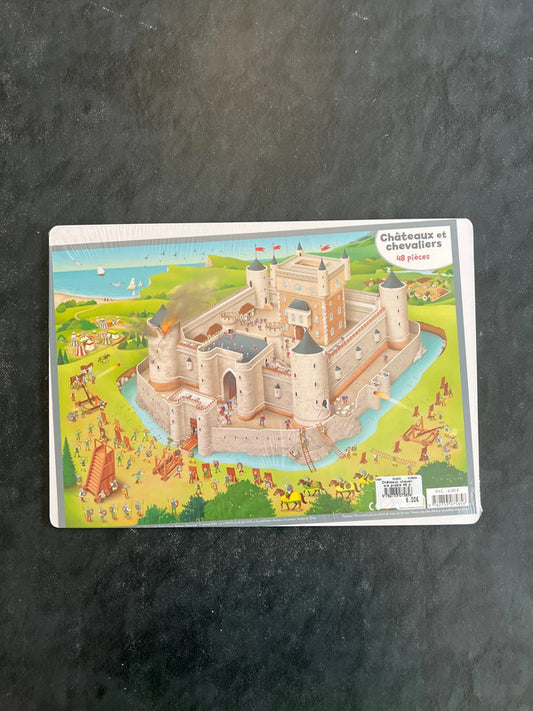 Puzzle - Châteaux et chevaliers | Activité loisirs créatifs 4-8 ans
