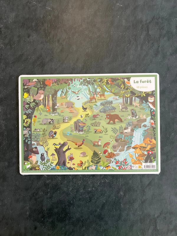 Puzzle - La Forêt | Dès 3 ans | Livre-jeu