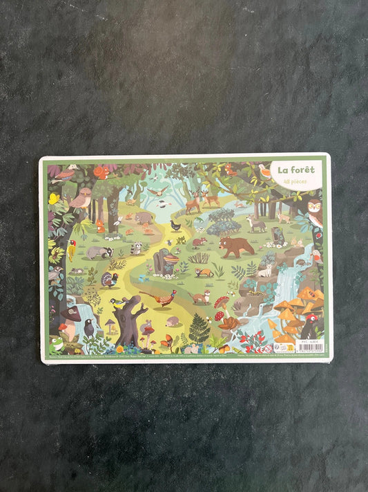 Puzzle - La Forêt | Dès 3 ans | Livre-jeu
