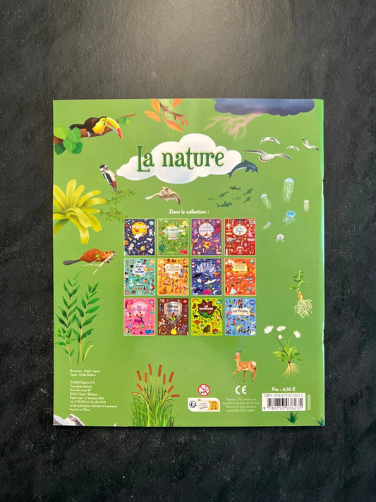 Livre d'autocollants - La nature | Dès 4 ans