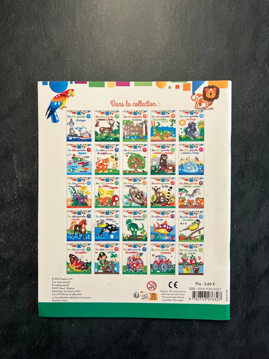 Mon atelier de gommettes - le zoo | Activités créatives 3-6 ans