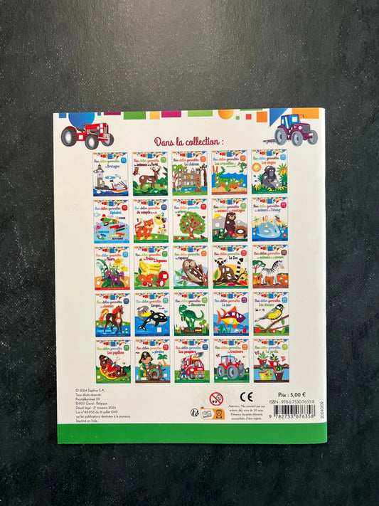 Mon atelier de gommettes - les tracteurs - Dès 3 ans