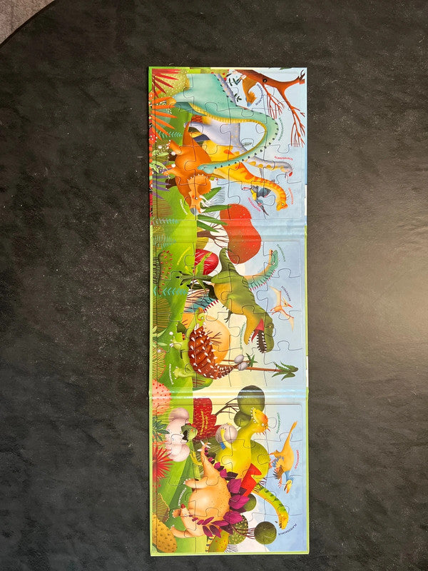 Livre puzzles magnétiques - les dinosaures