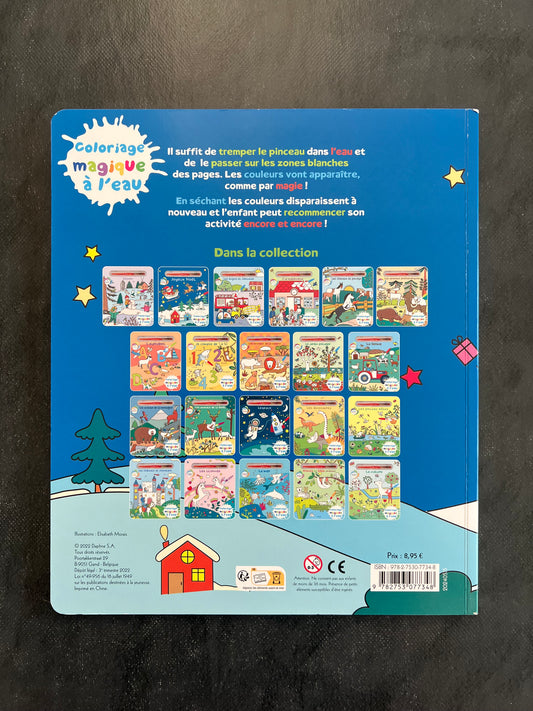 Coloriage magique à l'eau - Joyeux Noël - Dès 3 ans