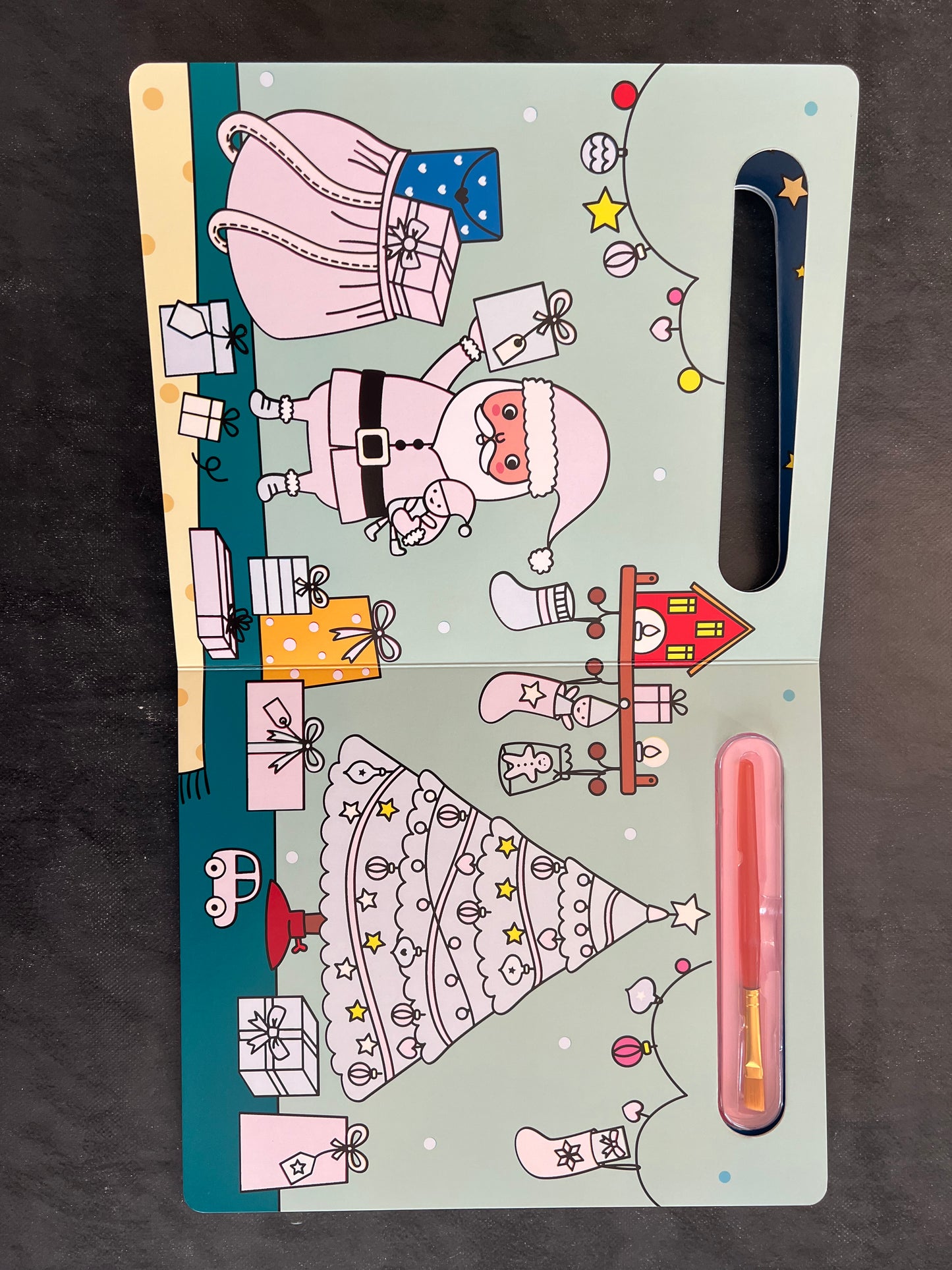 Coloriage magique à l'eau - Joyeux Noël - Dès 3 ans