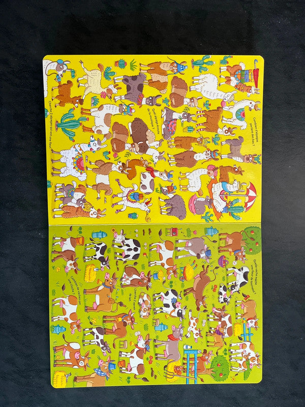 Cherche et compte - les joyeux animaux