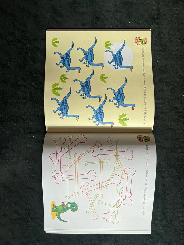Mon super livre de jeux - les dinos