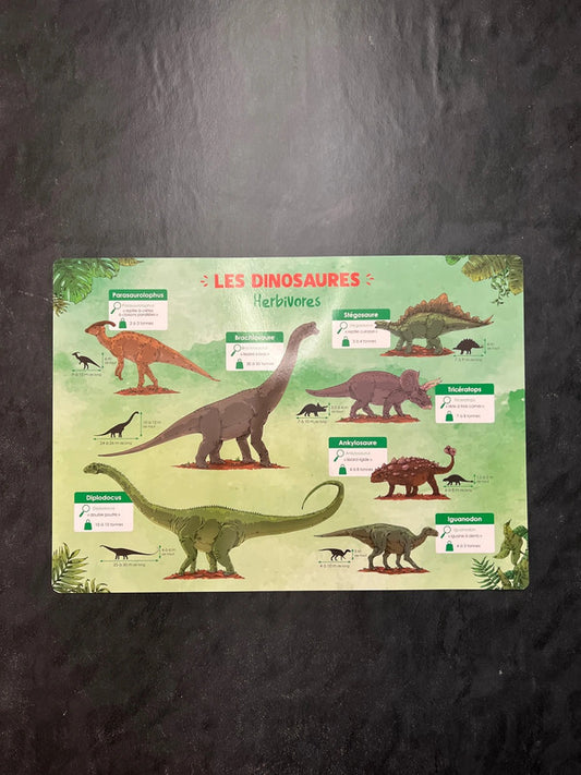 Poster - les dinosaures