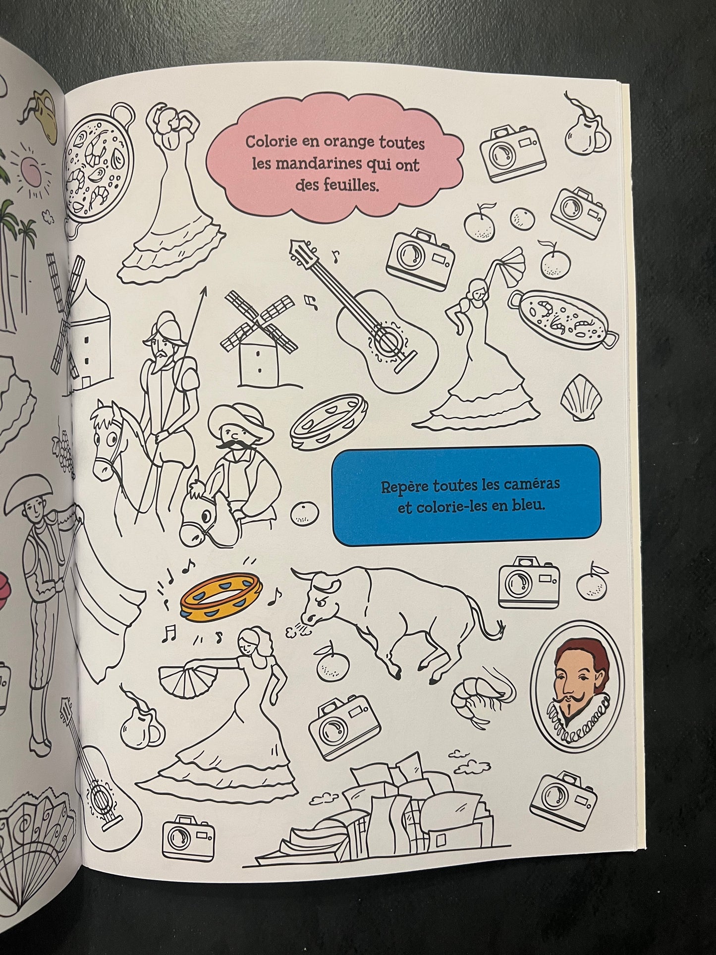 Cherche et colorie - voyage autour du monde