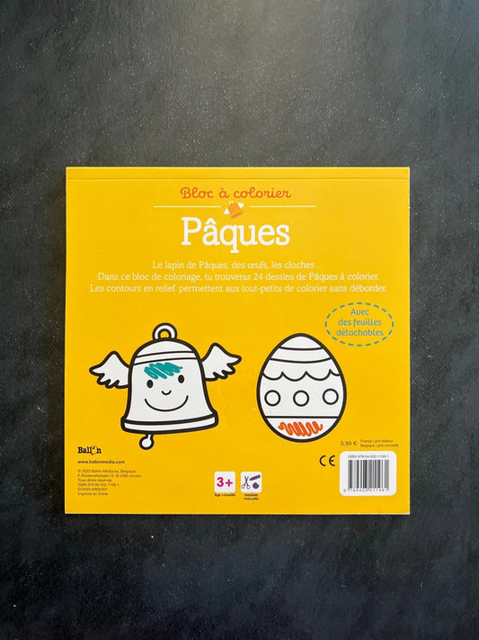 Bloc à colorier - Pâques