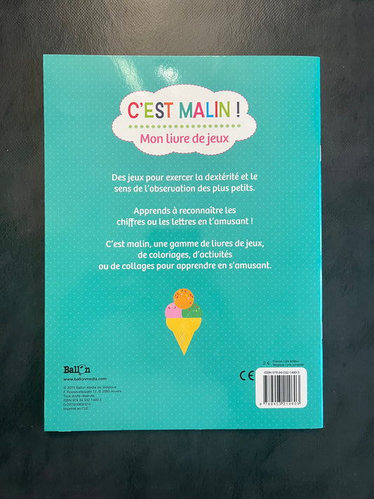 Mon livre jeux - Dès 3 ans | Activités et divertissements