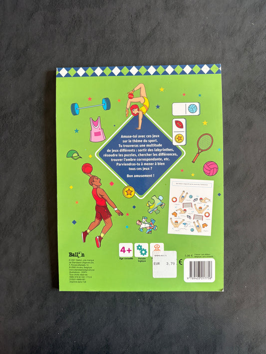 Bloc de jeux - Vive le sport