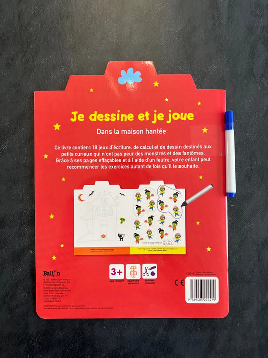 Je dessine et je joue - Dans la maison hantée - 5-7 ans