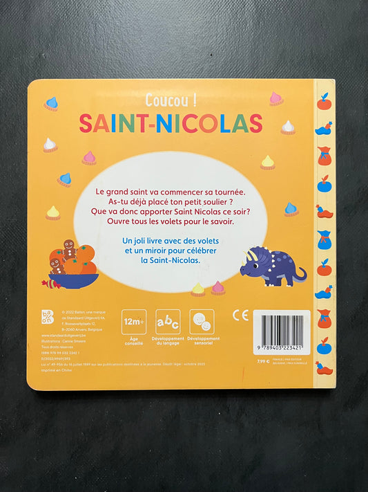 Livre cartonné - coucou ! Saint-Nicolas