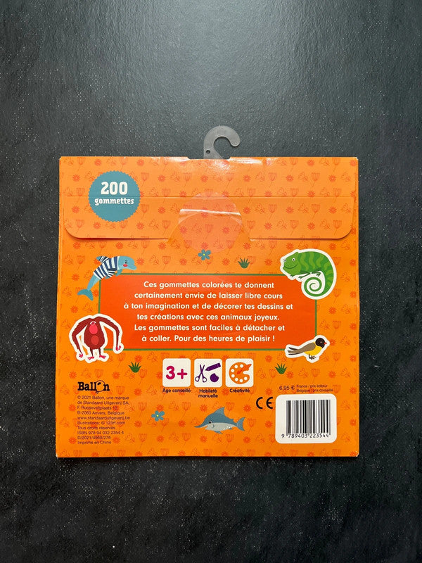 Mes premières gommettes - les animaux