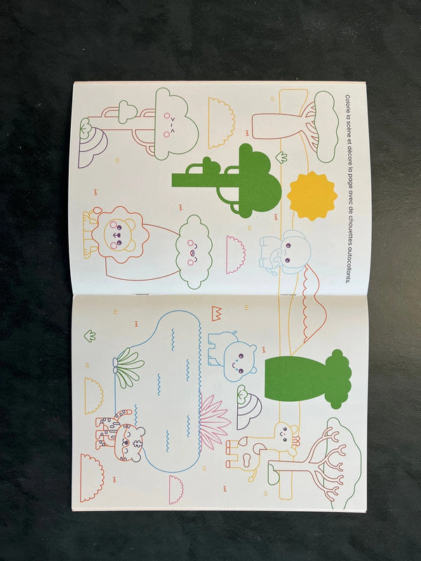 Mon livre d’autocollants kawaii - autour du monde