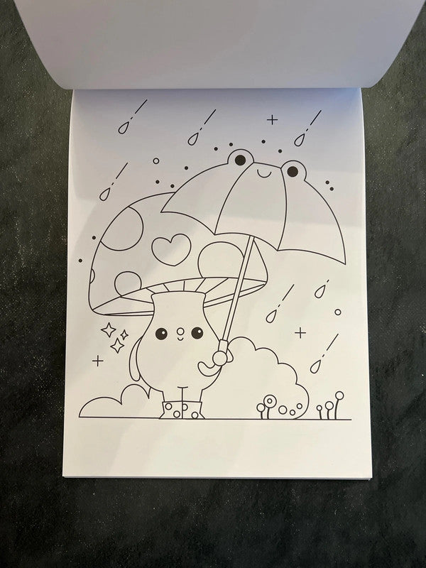 Mon bloc à colorier - kawaii