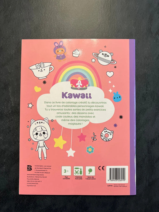 Mon livre de coloriages - kawaii