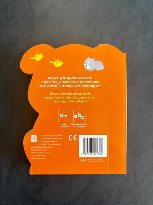 Livre cartonné - à l'aventure avec petit chien