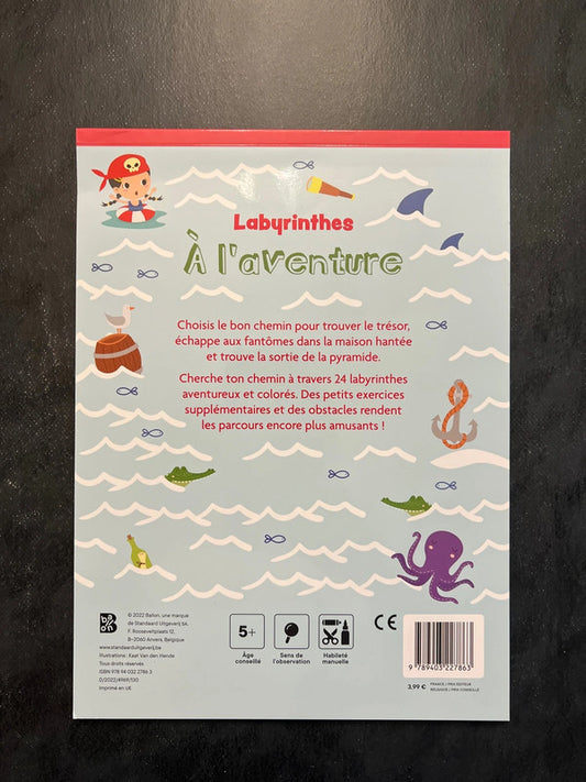 Labyrinthes - À l'aventure | Jeu et réflexion 6-8 ans