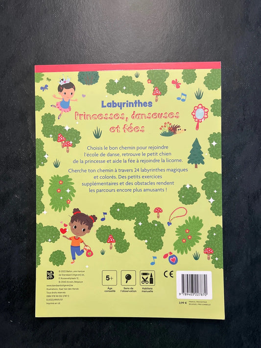 Labyrinthes - Princesses, danseuses et fées | 5-7 ans