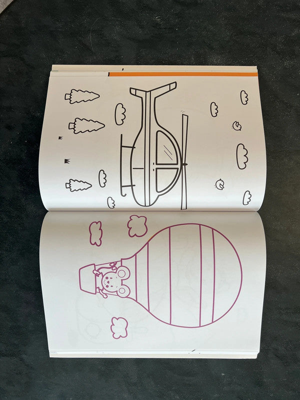 Mon livre à colorier - Les véhicules | 4-7 ans
