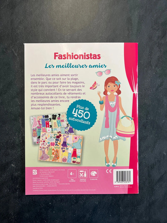 Fashionistas - Les meilleurs amis - Livre-jeu avec autocollants 5-7 ans