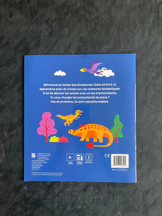 Mes docs en gommettes - les dinosaures