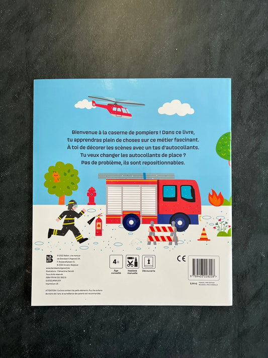 Mes docs en gommettes - Les pompiers | 3-5 ans