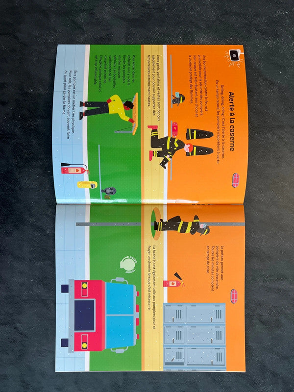 Mes docs en gommettes - Les pompiers | 3-5 ans