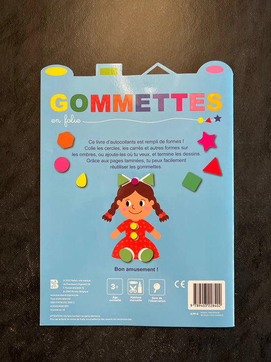 Gommettes en folie - Pirates | Livre-jeu dès 4 ans