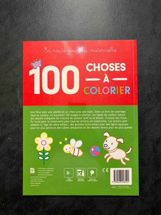 100 choses à colorier - Dès 3 ans