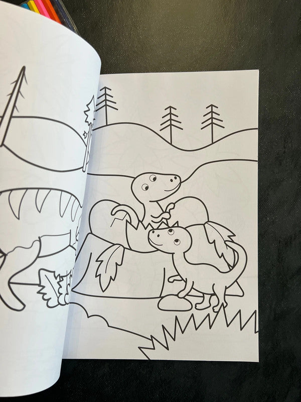 Mes coloriages - les dinosaures