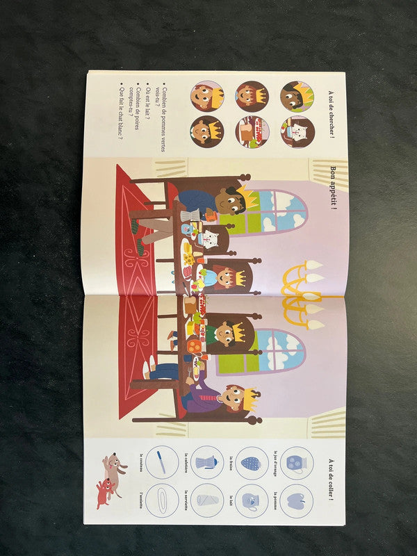 101 choses à trouver et à coller - Les princesses | Livre-jeu 4-6 ans