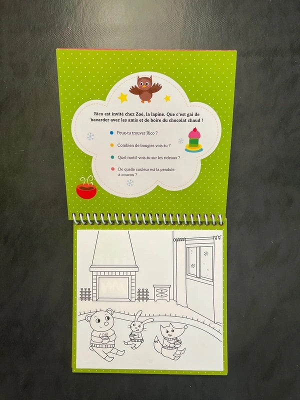 Mes dessins magiques - Hiver | Activité créative pour enfants 4-7 ans