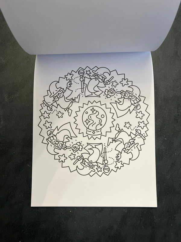 Mes mandalas à colorier - les monstres