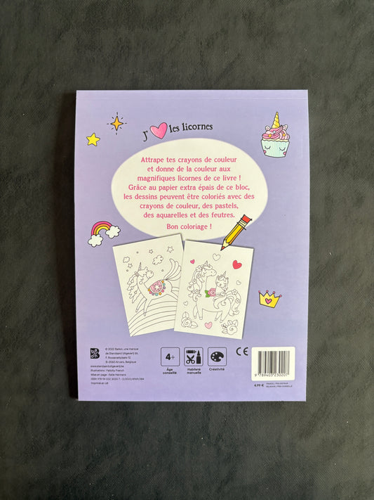 Mon bloc à colorier