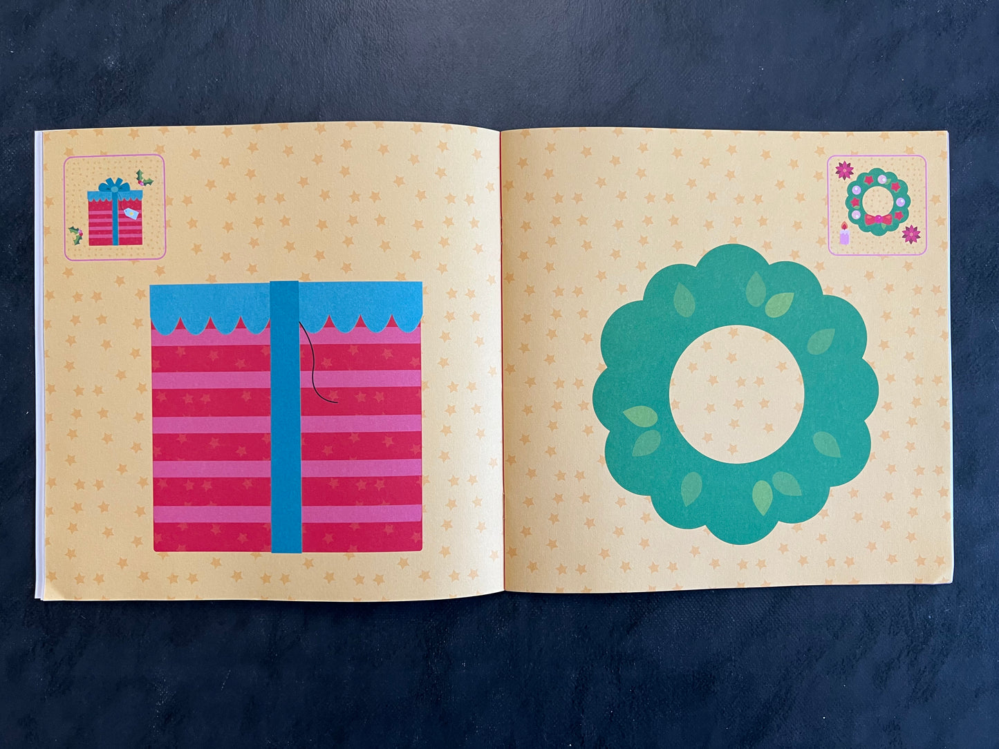 Livre d'autocollants - bonjour, Père Noël !