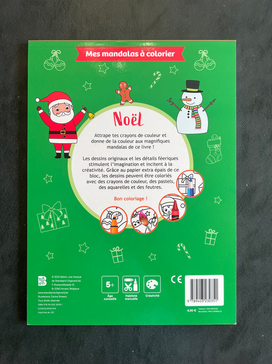 Mes mandalas à colorier - noël